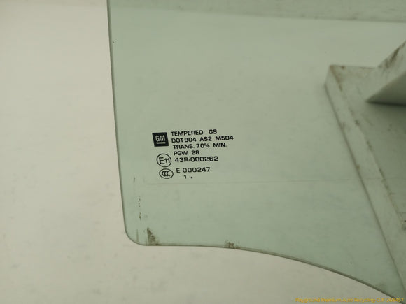 Cadillac CTS Driver Left Rear Door Window Glass