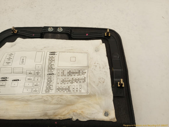 Cadillac CTS Rear Quarter Storage Cover Trim