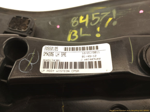 Cadillac CTS Driver Left Tail Lamp