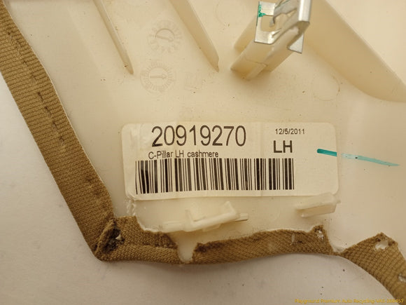 Cadillac CTS Pair Of Interior C Pillar Trim
