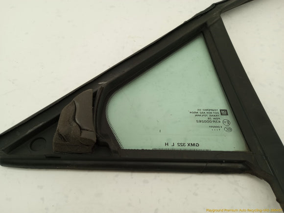 Cadillac CTS Driver Left Rear Door Vent Glass
