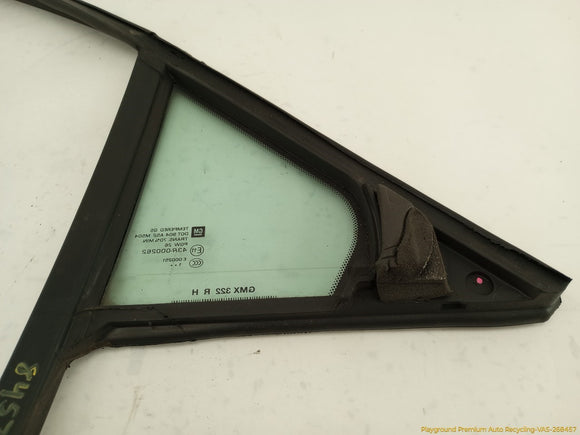 Cadillac CTS Passenger Right Rear Door Vent Glass