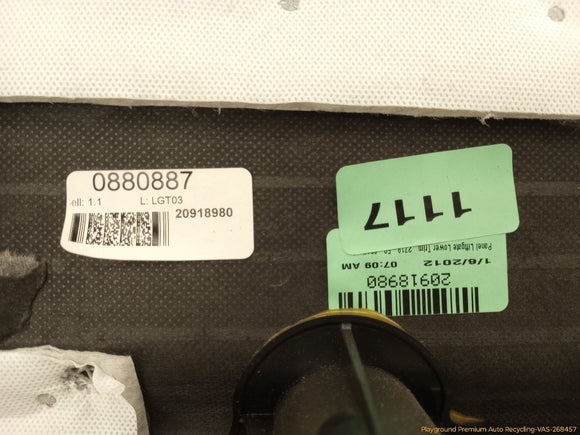 Cadillac CTS Lower Liftgate Trim