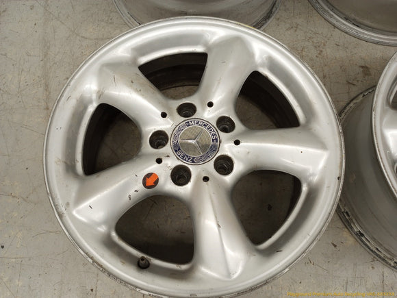 Mercedes SLK320 Set Of 4 Staggered Wheels 5 Spoke