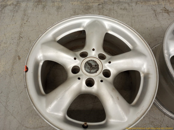 Mercedes SLK320 Set Of 4 Staggered Wheels 5 Spoke