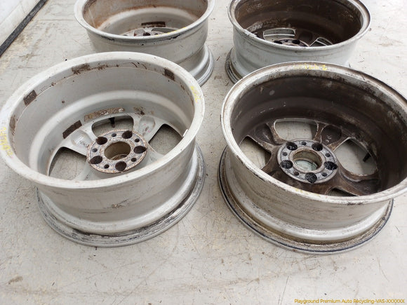 Mercedes SLK320 Set Of 4 Staggered Wheels 5 Spoke
