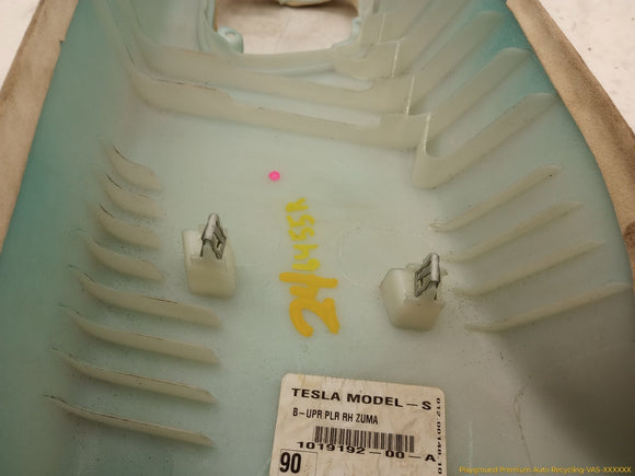 Tesla Model S Passenger Right Upper B Pillar Trim
