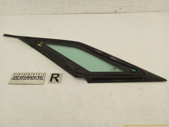 Cadillac CTS Passenger Right Rear Quarter Window Glass