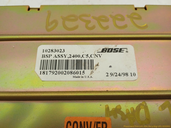 Chevrolet Corvette C5 Audio Amplifier