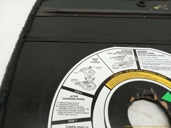 Cadillac Eldorado Trunk Spare Tire Floor Cover