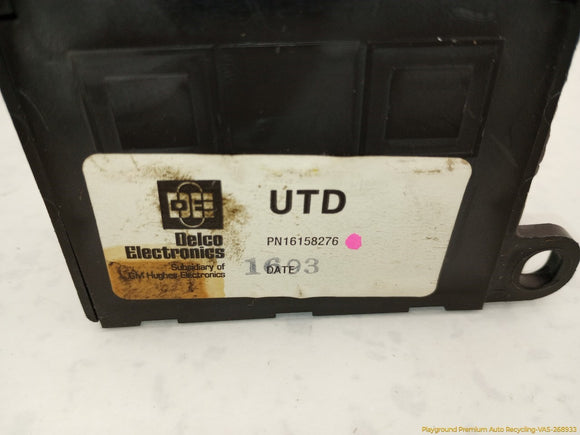 Cadillac Eldorado Anti Theft Circuit Interrupt Control Module
