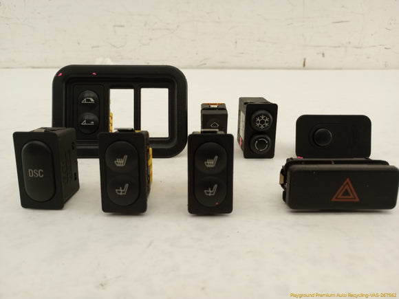 BMW Z3 Center Console Dash Switches Set