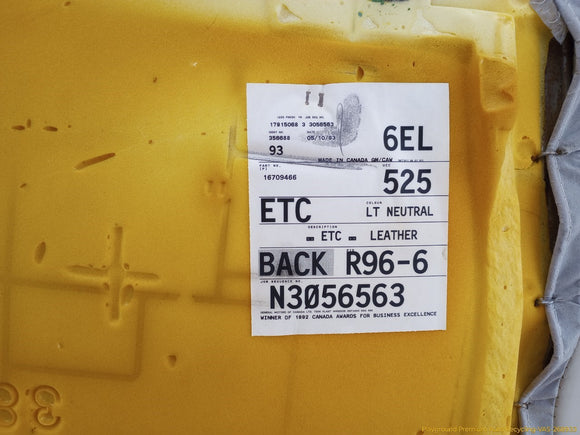 Cadillac Eldorado Rear Seat Set
