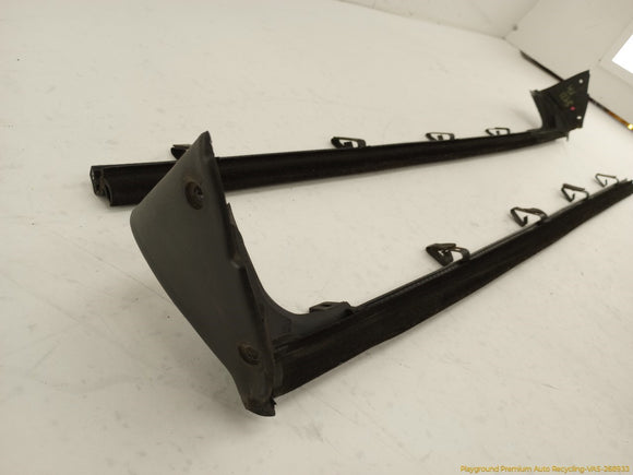 Cadillac Eldorado Pair Of Front Door Inner Window Seal Sweep Trims
