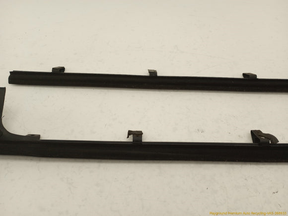 Cadillac Eldorado Pair Of Front Door Inner Window Seal Sweep Trims
