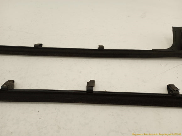 Cadillac Eldorado Pair Of Front Door Inner Window Seal Sweep Trims