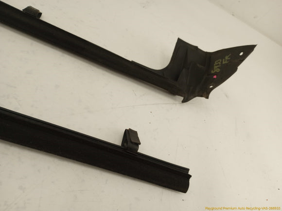 Cadillac Eldorado Pair Of Front Door Inner Window Seal Sweep Trims
