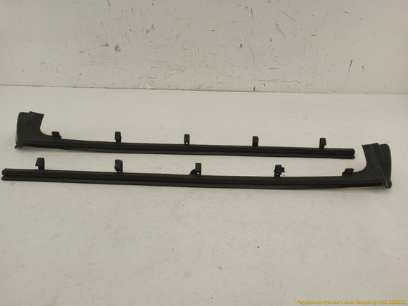 Cadillac Eldorado Pair Of Front Door Inner Window Seal Sweep Trims