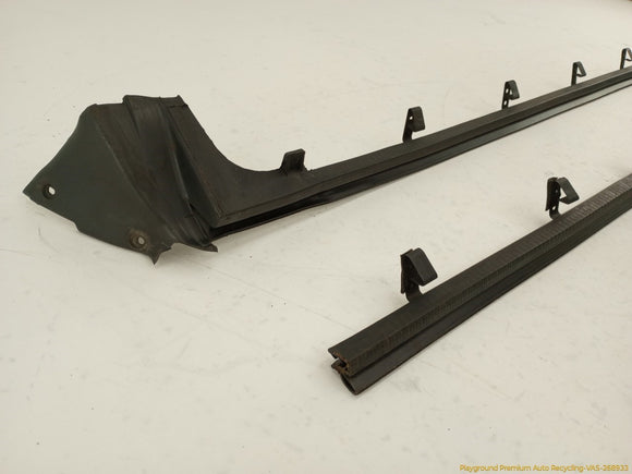 Cadillac Eldorado Pair Of Front Door Inner Window Seal Sweep Trims