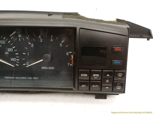 Cadillac Eldorado Instrument Cluster Speedometer