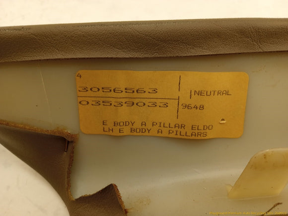 Cadillac Eldorado Pair Of Interior A Pillar Trim