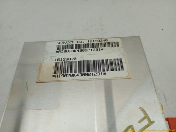 Cadillac Eldorado Airbag Control Module