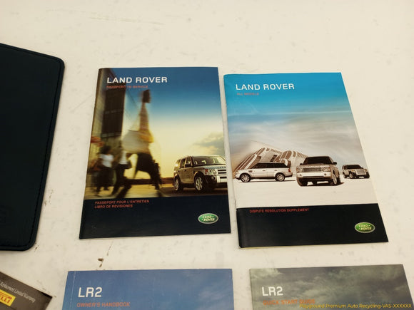 Land Rover LR2 Owner's Manual Set