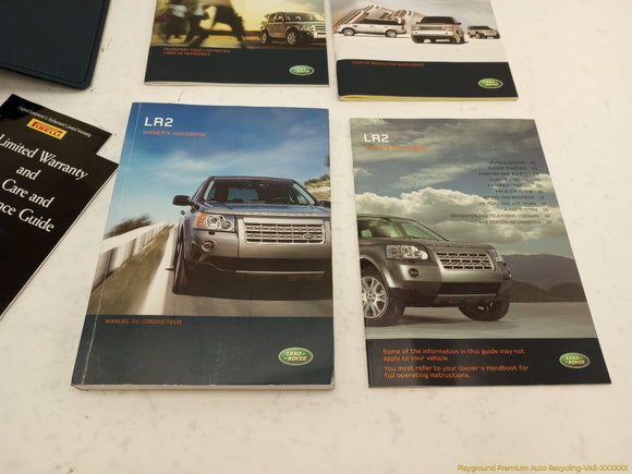 Land Rover LR2 Owner's Manual Set