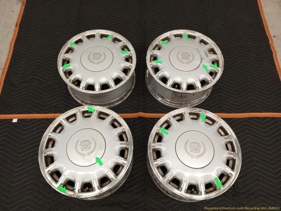 Cadillac Eldorado Set Of 4 Aluminum Wheels 14 Slot