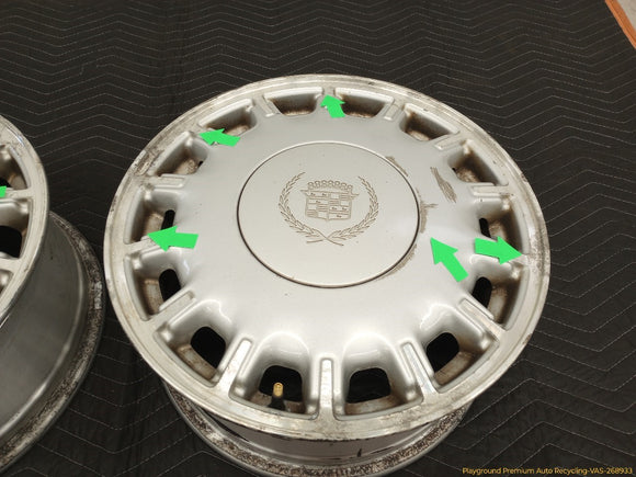 Cadillac Eldorado Set Of 4 Aluminum Wheels 14 Slot