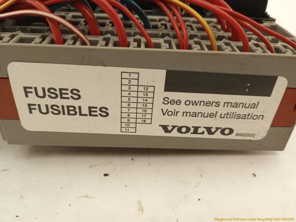 Volvo V70 Rear Cabin Fuse Box