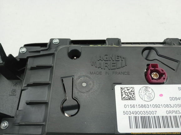 Alfa Romeo Stelvio Information Display Screen