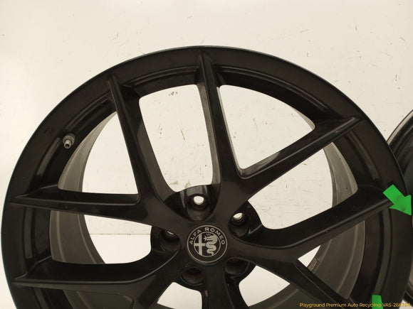 Alfa Romeo Stelvio Pair Of Alloy Wheels 5 Y Spoke