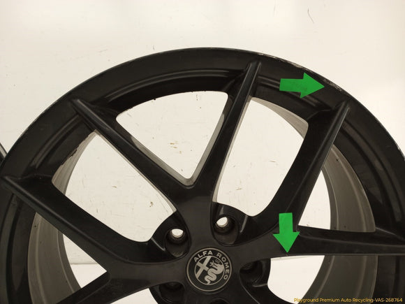 Alfa Romeo Stelvio Pair Of Alloy Wheels 5 Y Spoke