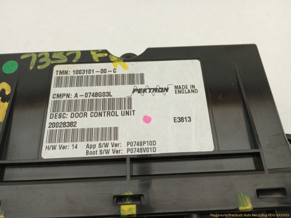 Tesla Model S Passenger Right Front Door Control Module