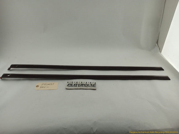 Pontiac Fiero Pair Of Front Door Exterior Molding Trim