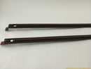Pontiac Fiero Pair Of Front Door Exterior Molding Trim-3