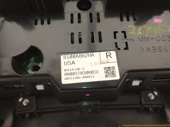 Mitsubishi Eclipse Instrument Cluster Speedometer