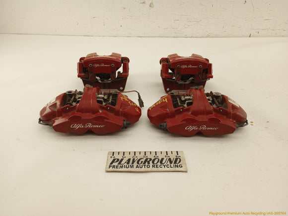 Alfa Romeo Stelvio Set Of 4 Brake Calipers