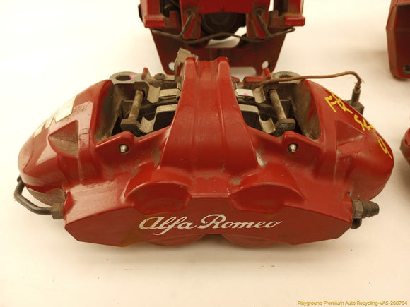 Alfa Romeo Stelvio Set Of 4 Brake Calipers