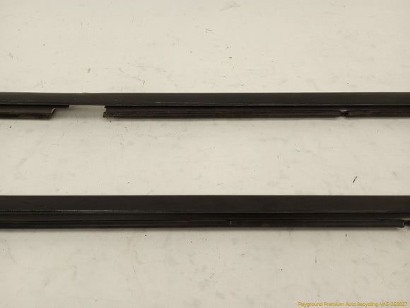 Mitsubishi Eclipse Pair Of Front Door Window Glass Run Channels