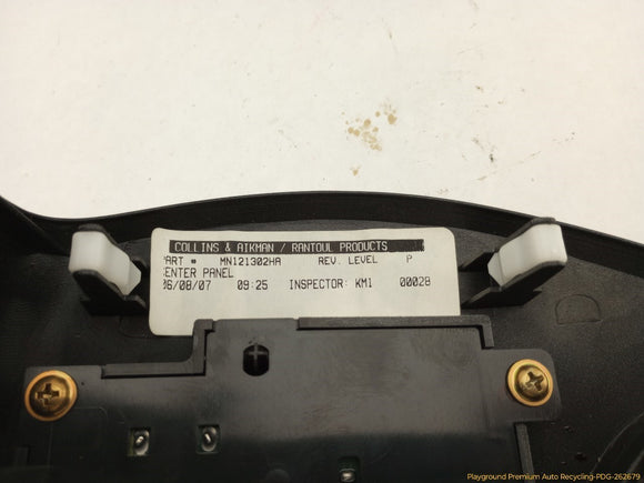 Mitsubishi Eclipse Center Dash Radio Control Panel