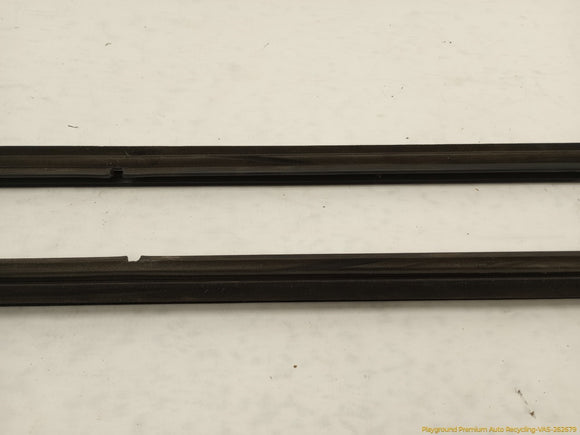 Mitsubishi Eclipse Pair Of Front Door Window Glass Run Channels