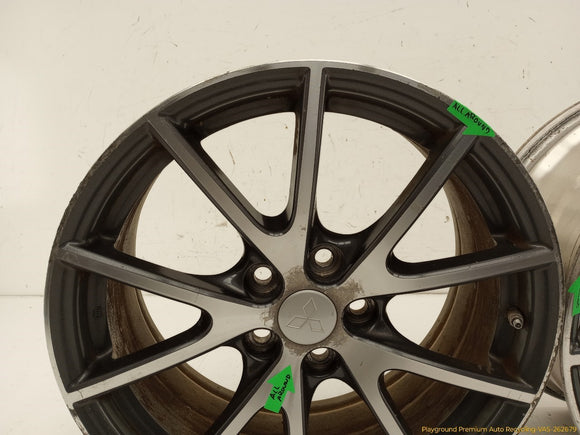 Mitsubishi Eclipse Pair Of Alloy Wheels 10 Spoke