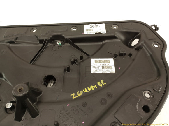 Volkswagen GTI Passenger Right Rear Window Regulator