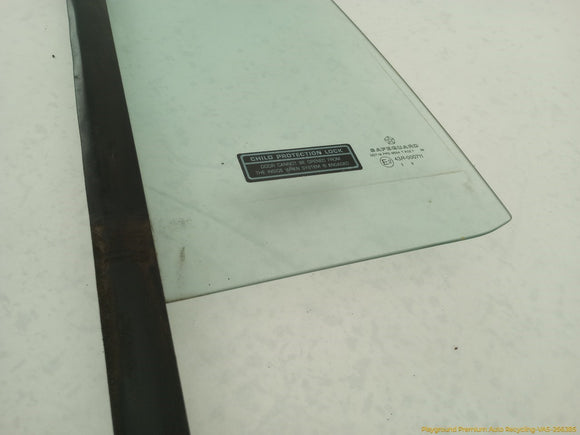 Jeep Cherokee Driver Left Rear Door Vent Glass