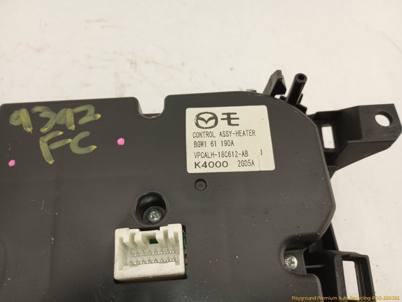 Mazda Speed3 Climate Control Panel