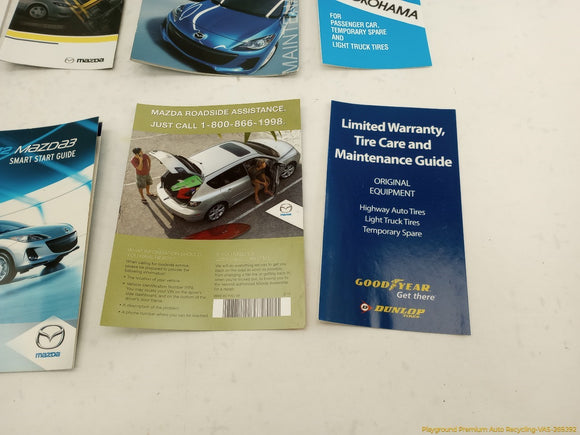 Mazda Speed3 Owner's Manual Kit