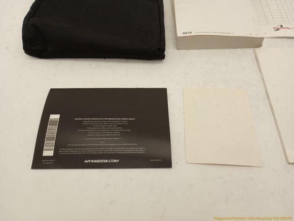 Mazda Speed3 Owner's Manual Kit