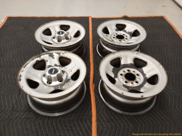 Jeep Cherokee Set Of 4 Steel Wheels 5 Spoke